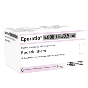 Eporatio® 5.000 I.E./0,5 ml Injektionslösung in Fertigspritze