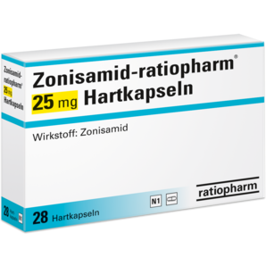 Zonisamid-ratiopharm® 25 mg Hartkapseln