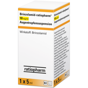 Brinzolamid-ratiopharm® 10 mg/ml Augentropfensuspension