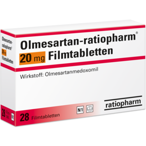 Olmesartan-ratiopharm® 20 mg Filmtabletten