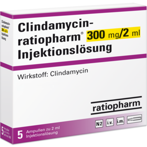 Clindamycin-ratiopharm® 300 mg/2 ml Injektionslösung