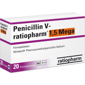 Penicillin V-ratiopharm® 1,5 Mega Filmtabletten