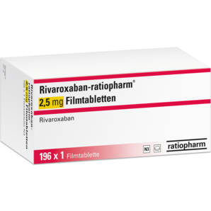 Rivaroxaban-ratiopharm® 2,5 mg Filmtabletten