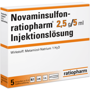 Novaminsulfon-ratiopharm® 2,5 g/5 ml Injektionslösung