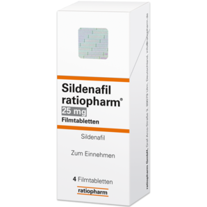 Sildenafil ratiopharm 25 mg Filmtabletten
