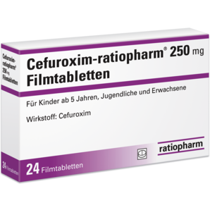 Cefuroxim-ratiopharm® 250 mg Filmtabletten