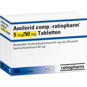 Amilorid comp.-ratiopharm® 5 mg/50 mg Tabletten