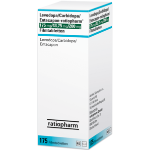 Levodopa/Carbidopa/Entacapon-ratiopharm® 175 mg/43,75 mg/200 mg Filmtabletten