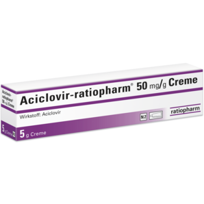Aciclovir-ratiopharm® 50 mg/g Creme