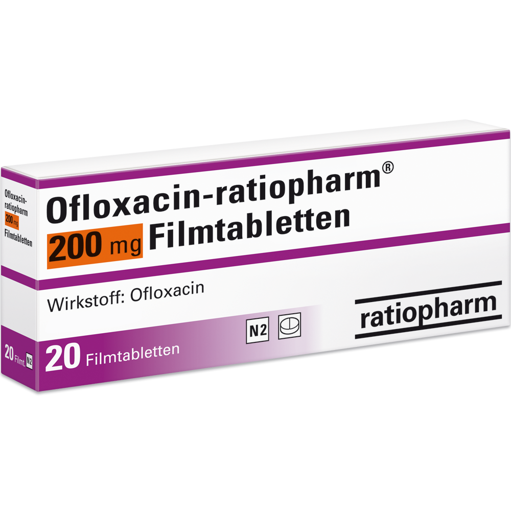 Ofloxacin-ratiopharm® 200 mg Filmtabletten