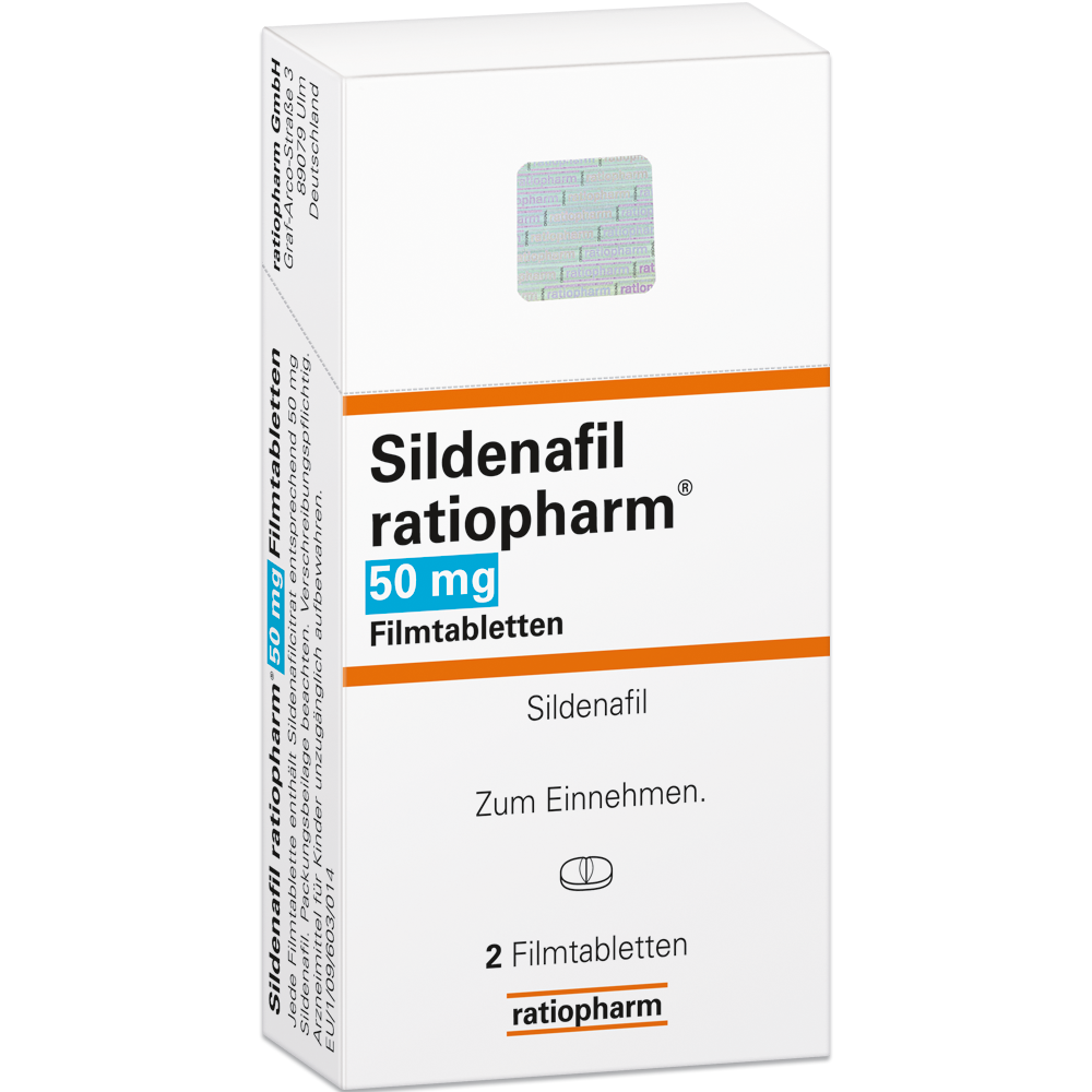 Sildenafil ratiopharm 50 mg Filmtabletten