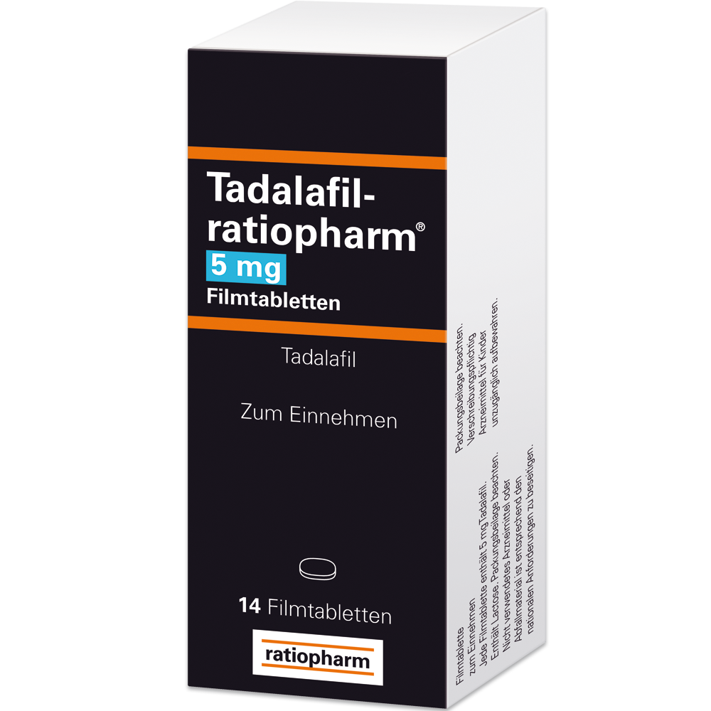 Tadalafil-ratiopharm® 5 mg Filmtabletten
