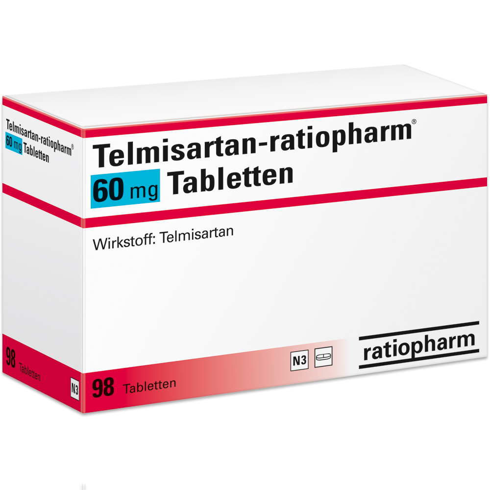 Telmisartan-ratiopharm® 60 mg Tabletten